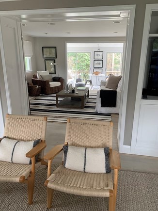 North Falmouth Cape Cod vacation rental - Sitting and sunroom