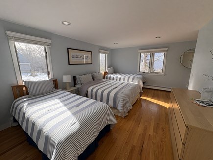 Dennis, Bayview Beach Cape Cod vacation rental - Second bedroom on 1st floor (queen and 2 twin beds)