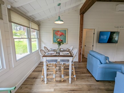 Wellfleet Cape Cod vacation rental - Sunroom with dining area