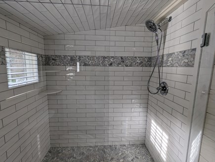 Wellfleet Cape Cod vacation rental - New tile shower for queen bedroom