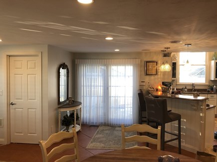 Marshfield, Brant Rock MA vacation rental - Foyer, laundry room on left, kitchen on right, private back yard