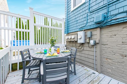 Provincetown Cape Cod vacation rental - Outdoor dining table