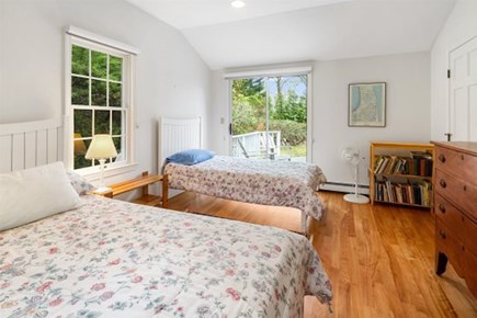 Orleans Cape Cod vacation rental - Back deck is located right off of this double/twin bedroom