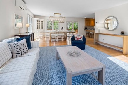 Wellfleet Cape Cod vacation rental - Open concept living and dining room