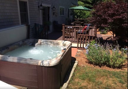 Osterville Cape Cod vacation rental - Hot tub and deck