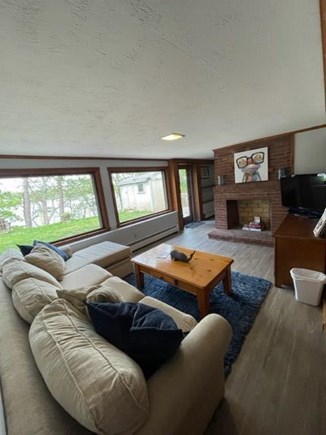 Harwich Cape Cod vacation rental - Walkout lower/level 2nd living room with gorgeous waterfront view