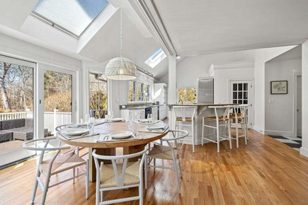 Marstons Mills Cape Cod vacation rental - Breakfast nook and kitchen bar seating