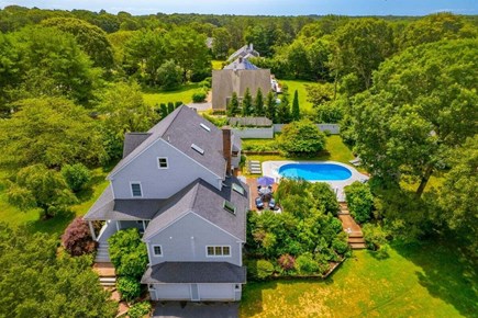Marstons Mills Cape Cod vacation rental - Private pool in the back yard.