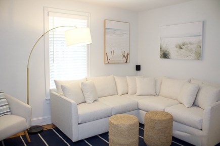 Marstons Mills Cape Cod vacation rental - Another cozy sofa in den