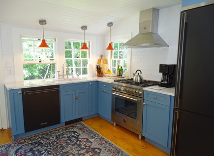 Orleans Cape Cod vacation rental - Kitchen - marble counter top, new SMEG appliances