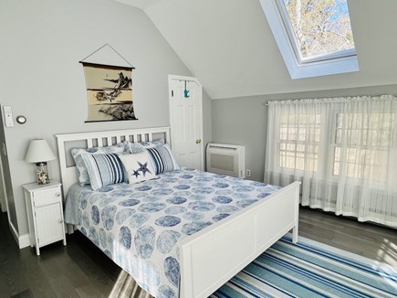 Brewster Cape Cod vacation rental - Master bedroom with on suite full bath and private entry to deck.