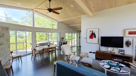 Wellfleet Cape Cod vacation rental - Open and bright main living area