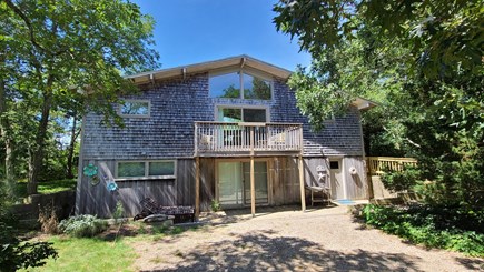 Wellfleet Cape Cod vacation rental - Back of house and yard