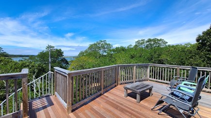 Wellfleet Cape Cod vacation rental - Loagy Bay views from rooftop deck
