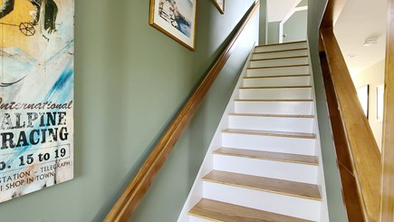 Truro Cape Cod vacation rental - Steps to primary bedroom on second floor