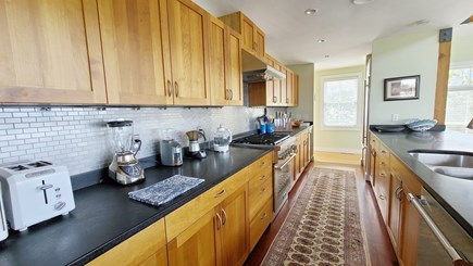 Truro Cape Cod vacation rental - Nicely equipped kitchen with gas range