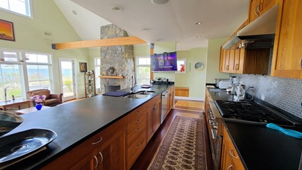 Truro Cape Cod vacation rental - Nicely equipped kitchen with gas range