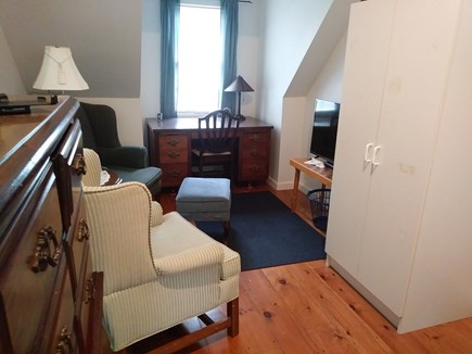 Falmouth Cape Cod vacation rental - Upstairs BR 2-Desk/chair, 2 Wingbacks, TV