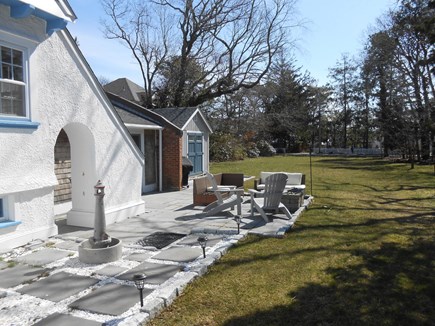 Mashpee Cape Cod vacation rental - Nice patio space with firepit sitting area