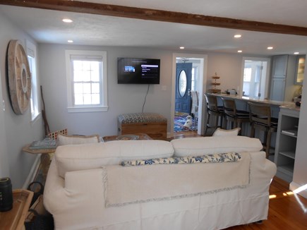 Mashpee Cape Cod vacation rental - Living room with TV