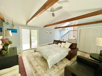 Mashpee Cape Cod vacation rental - Fold out queen size sofa in den