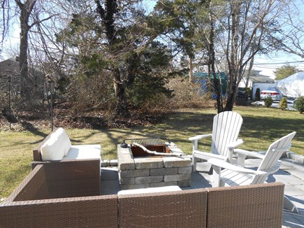 Mashpee Cape Cod vacation rental - Firepit sitting area