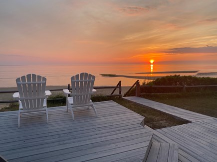 Eastham Cape Cod vacation rental - Sunset from Deck