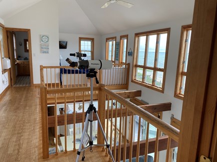Eastham Cape Cod vacation rental - Open upper floor with telescope