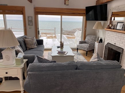 Eastham Cape Cod vacation rental - Living Room with view of the ocean