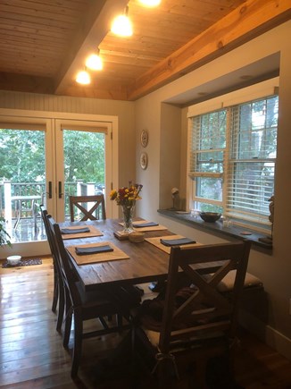 Mashpee Neck Cape Cod vacation rental - Open kitchen with dining for 6