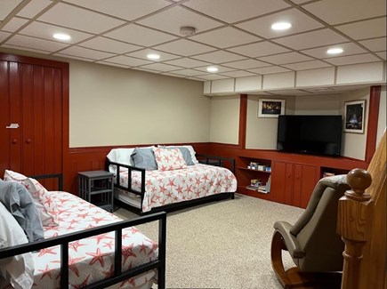 Hyannis Cape Cod vacation rental - Basement: updated all beds 2023