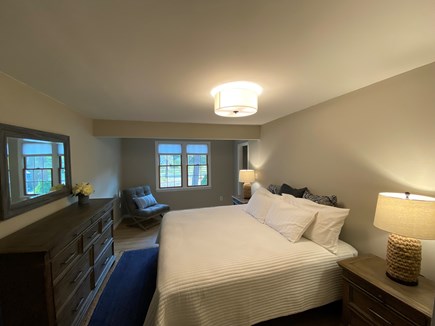 Eastham Cape Cod vacation rental - King bedroom with dresser and spacious closet.