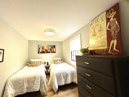 Eastham Cape Cod vacation rental - Adorable twin bedroom with dresser and large closet.
