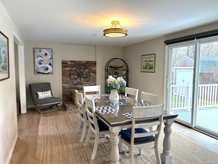 Eastham Cape Cod vacation rental - Full dining room with sliding doors to deck.