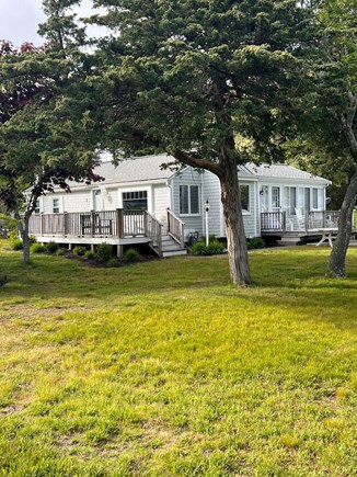 West Yarmouth Cape Cod vacation rental - Side view showing both decks