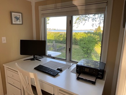 West Yarmouth Cape Cod vacation rental - Desk area with views