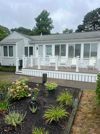 West Yarmouth Cape Cod vacation rental - Newly renovated deck facing  the water