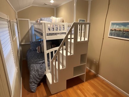 West Yarmouth Cape Cod vacation rental - Guest bedroomBunk beds with twin on top and full below