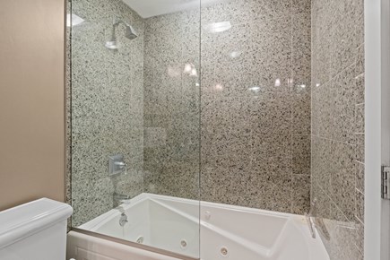 Provincetown Cape Cod vacation rental - Master bath tub and shower