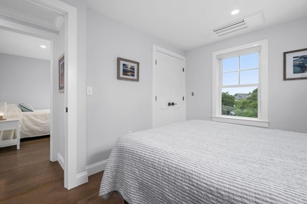 Chatham Cape Cod vacation rental - View from Queen bed in Bedroom 1 to Bedroom 2 across the hallway