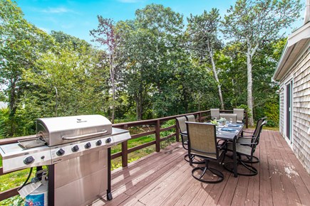 Chatham Cape Cod vacation rental - Back deck area with propane grill
