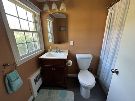 South Yarmouth Cape Cod vacation rental - Primary bathroom with tub