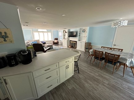 South Yarmouth Cape Cod vacation rental - Kitchen view into living and dining rooms