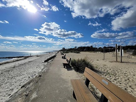 South Yarmouth Cape Cod vacation rental - Parkers River Beach with the playground