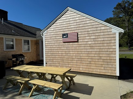 West Dennis Cape Cod vacation rental - Spacious Outside Seating, Grill, and Patio