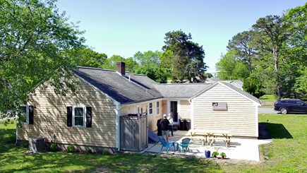 West Dennis Cape Cod vacation rental - Our 10,000 sq. foot lot invites open-air fun and entertainment
