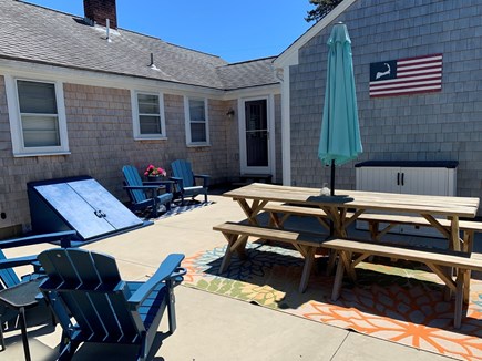 West Dennis Cape Cod vacation rental - Spacious Outdoor Seating and BBQ Grill