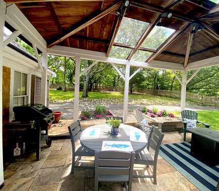 Dennis Cape Cod vacation rental - Beautiful and tranquil view of the backyard.