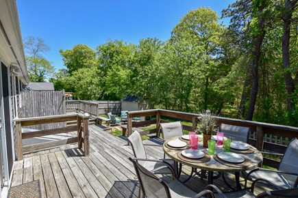 Dennis Cape Cod vacation rental - Deck with seating area