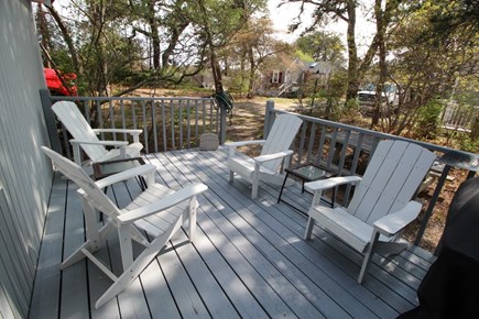 Truro Cape Cod vacation rental - Side Deck